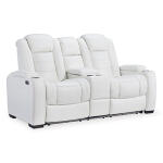 Party Time Power Reclining Loveseat with Console