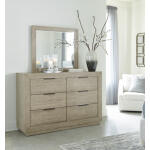 Hennington Dresser and Mirror