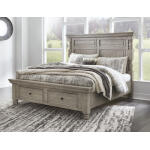 Harrastone King Panel Bed