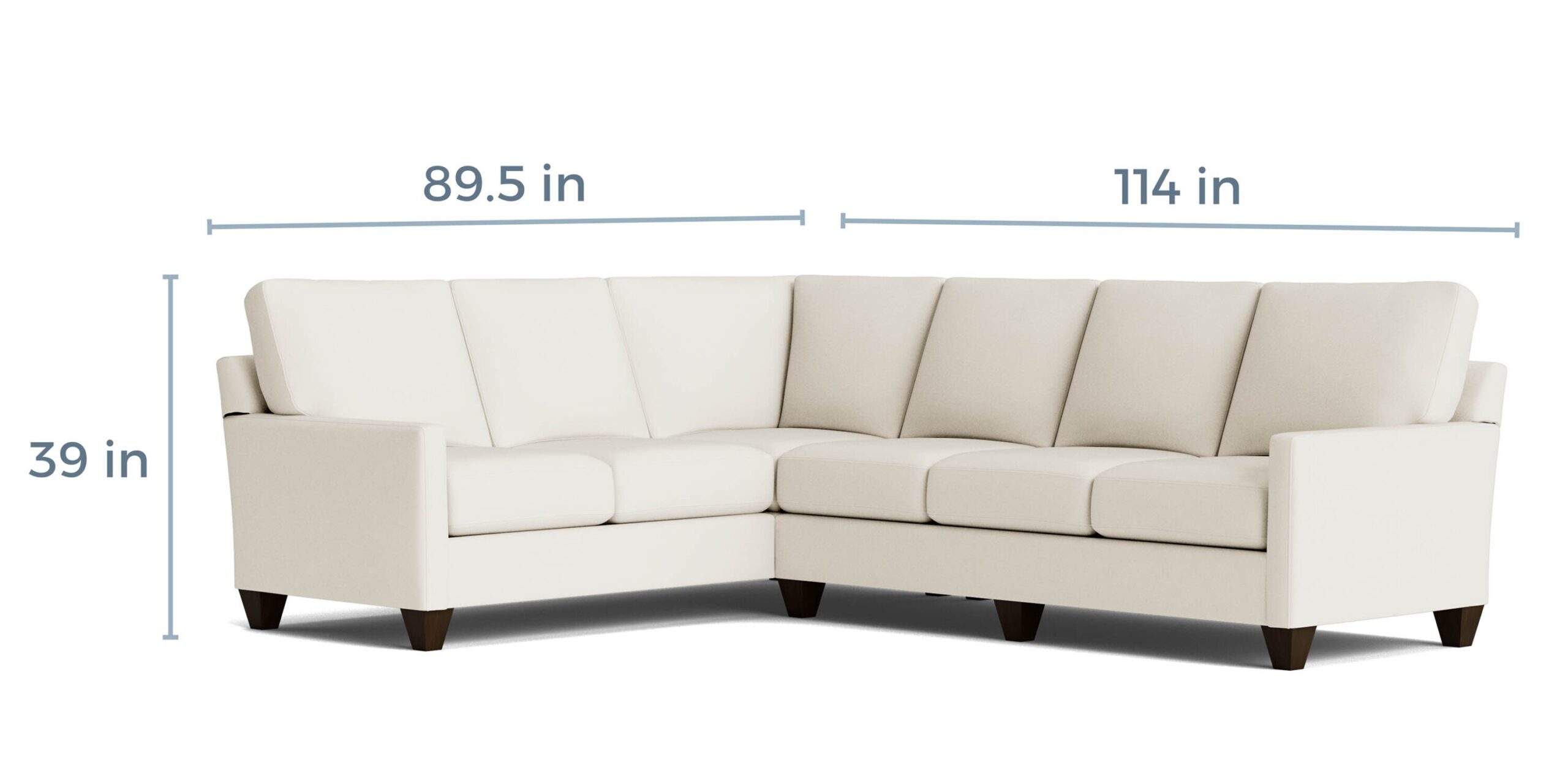 True Custom™ True Custom® Track Arm L-Shaped Sectional – Harding's ...