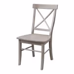 Dining Essentials - X-Back Chair in Taupe Gray