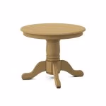 Build Your Own Pedestal Table w/30"H Medium Turned Pedestal for Solid Tops - Image 5
