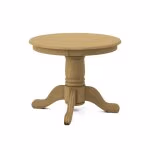 Build Your Own Pedestal Table w/30"H Medium Turned Pedestal for Solid Tops - Image 9