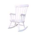 Tykes Collection - Juvenile Rocker in Pure White - Image 3