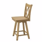 24'' XX Back Swivel Counter Stool - Image 11