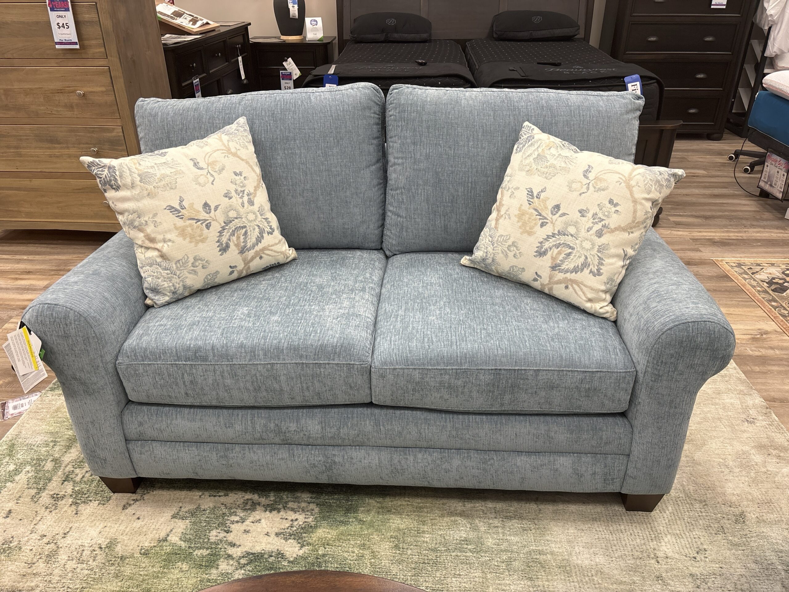 Carolina Sock Arm Loveseat