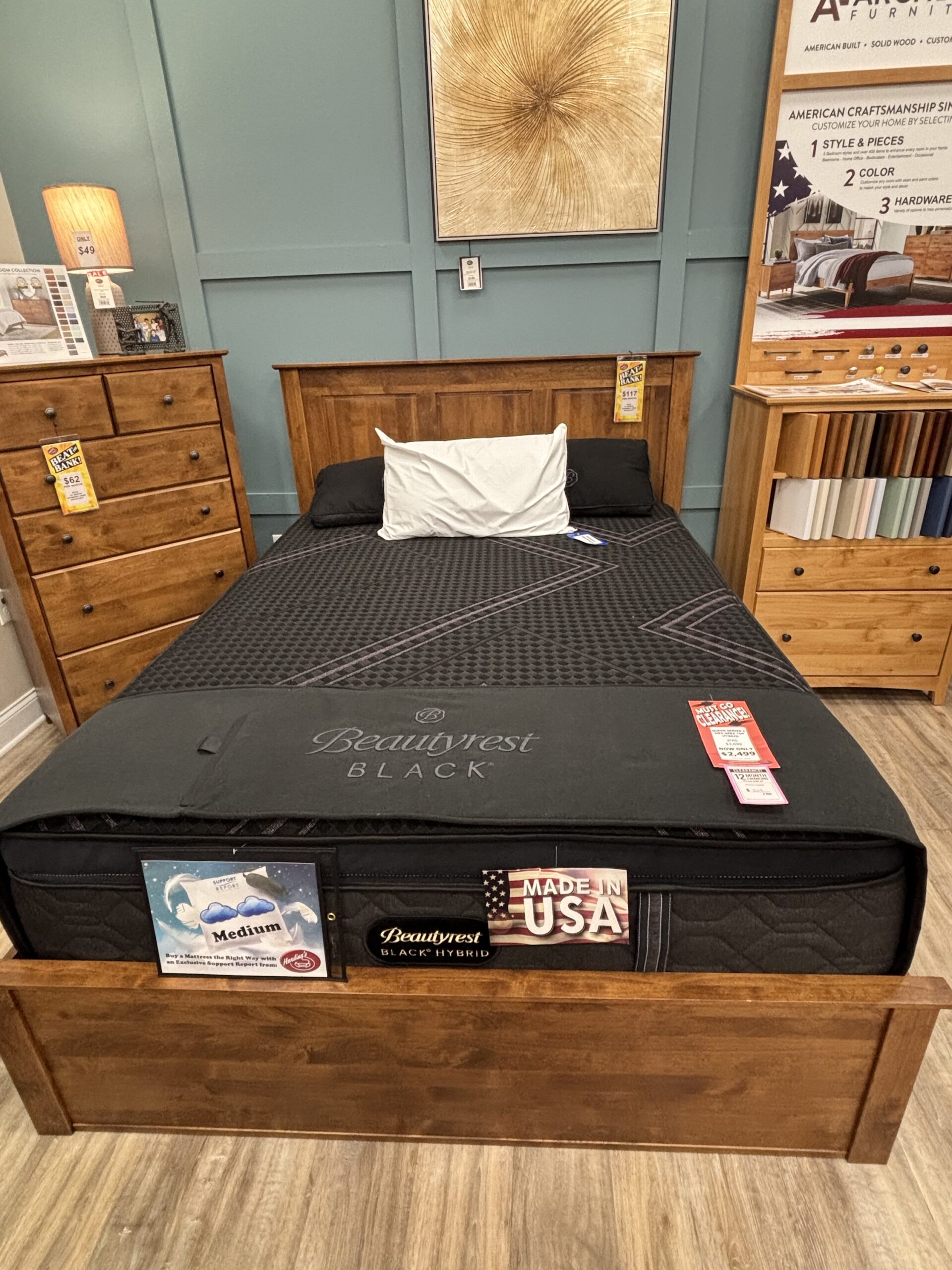 Beautyrest Black Series 2 Medium Apex Top Hybrid Mattress Queen